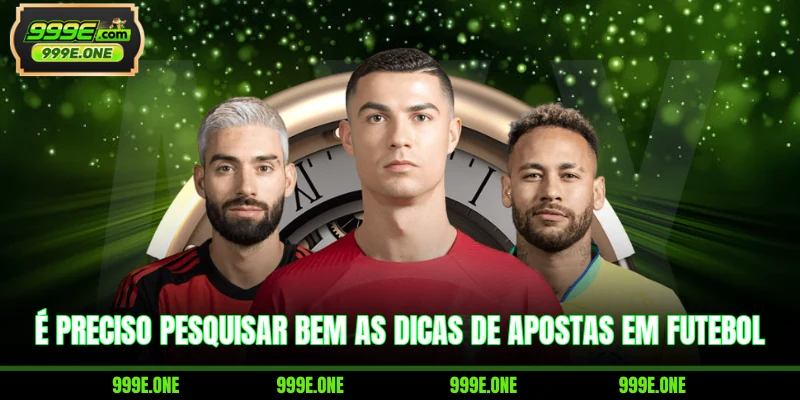 É preciso pesquisar bem as dicas de apostas em futebol