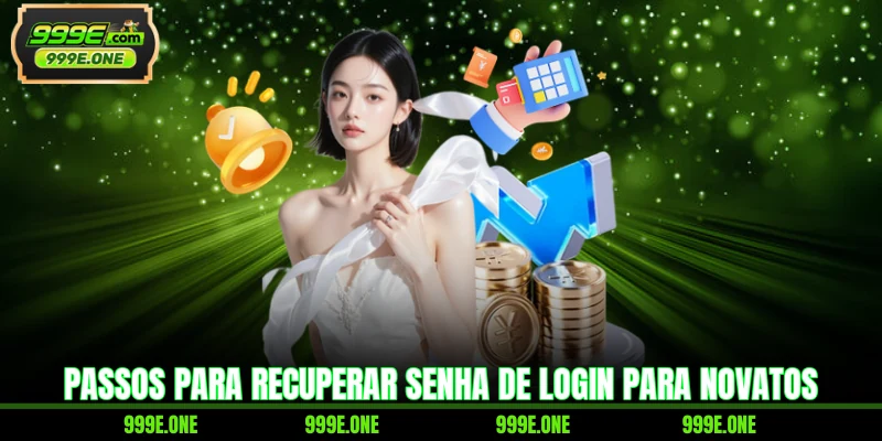 Passos para recuperar senha de login para novatos