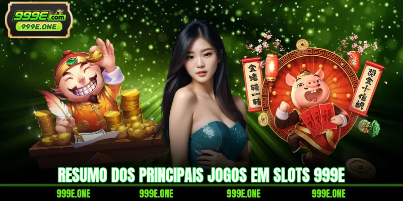 Resumo geral do lobby de slots 999E